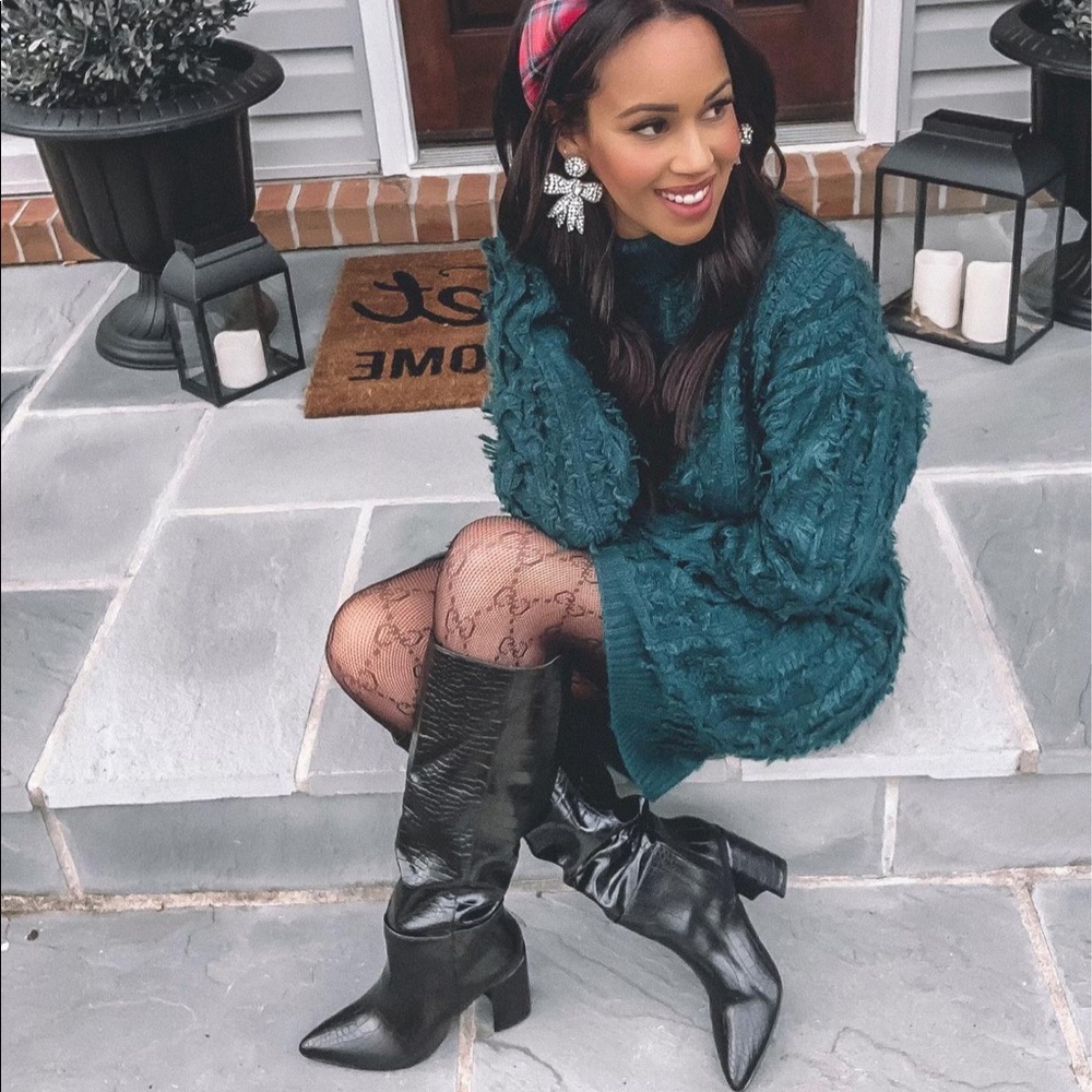 Faux Croc Boots
